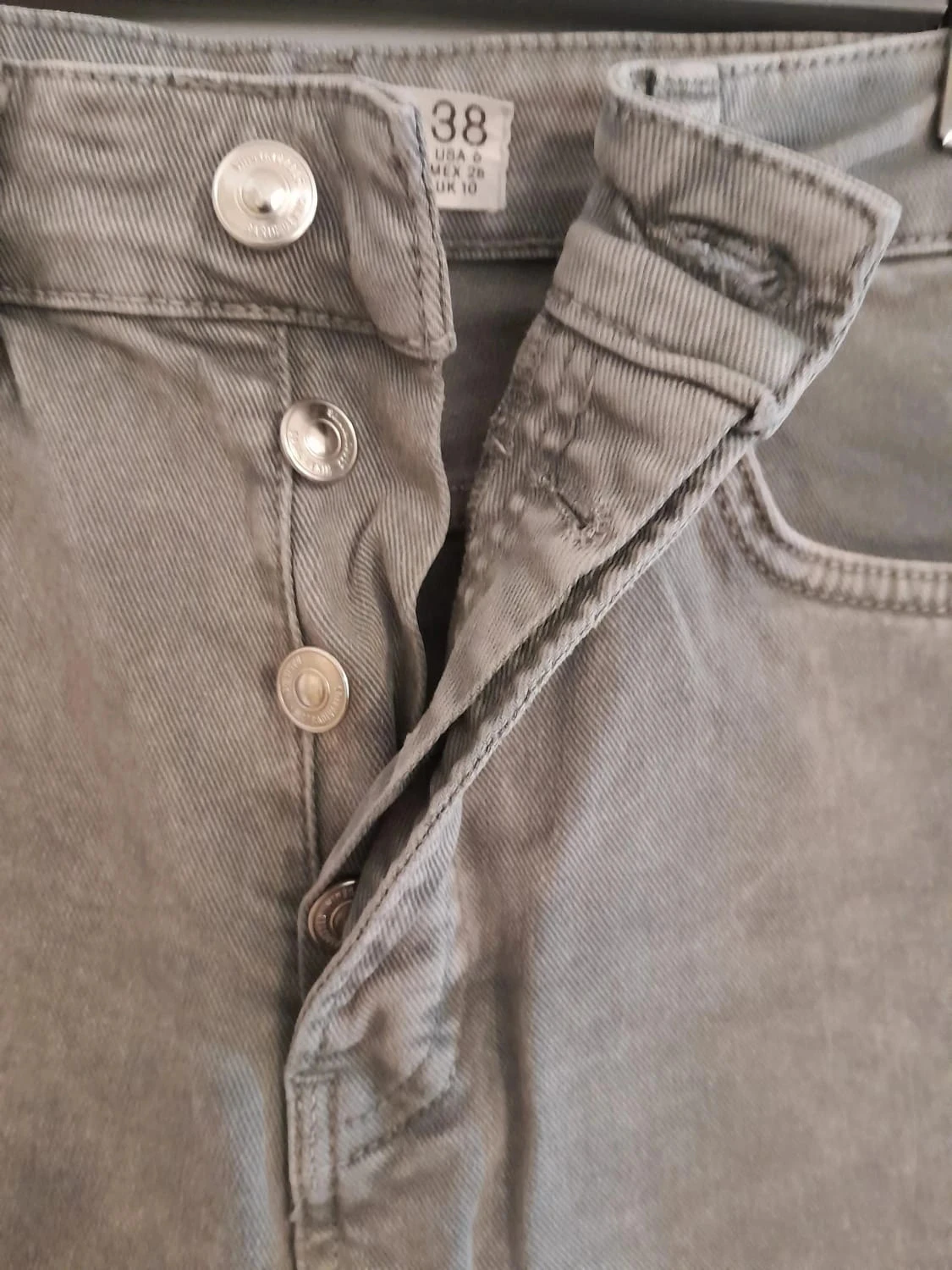 Jeans para mujer Talla 38 - Marca Stradivarius, color azul claro – photo 5